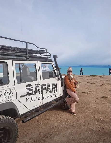 Bruna no safari